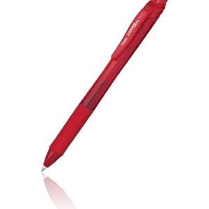 PEN PENTEL RETRACTABLE GEL INK ROLLER RED 0.5MM