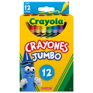 ART SUPPLIES CRAYOLA CRAYONS JUMBO (SET /12)