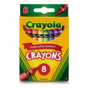 ART SUPPLIES CRAYOLA CRAYONS REG. SIZE (SET/8) (E) 5230082009