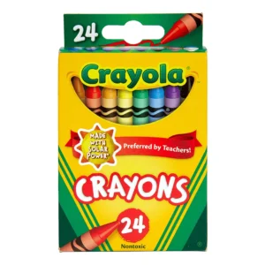 ART SUPPLIES CRAYOLA CRAYONS (SET/24) (E) 523016012