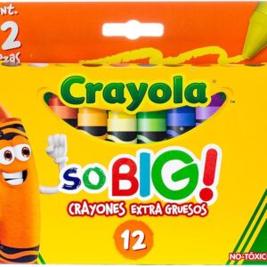 ART SUPPLIES CRAYOLA CRAYON SO BIG (12 COLORES) (E) 5219120004