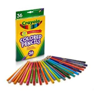 ART SUPPLIES CRAYOLA PENCILS (SET/36) (E) 684036