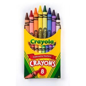 ART SUPPLIES CRAYOLA CRAYONS REG. SIZE (SET/8) (E) 5230082009