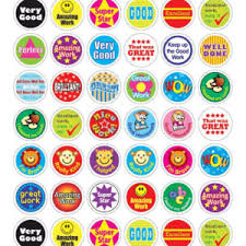 ART SUPPLIES LABEL ANGELS CRAFT REWARD STICKERS