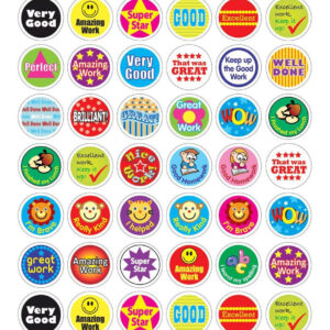 ART SUPPLIES LABEL ANGELS CRAFT REWARD STICKERS