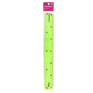 ART SUPPLIES BAMBARY FLEXIBLE RULER 30CM/12IN A/S 1UNT..