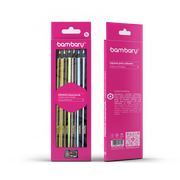 ART SUPPLIES BAMBARY PENCIL COLOR HEX PASTEL COLOR 7" X3.0MM SET 6 UNT + SHARPENER..