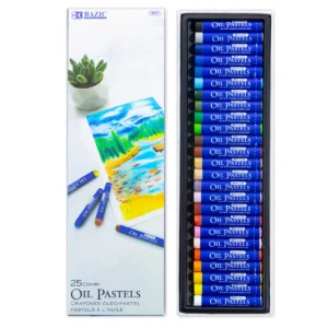ART SUPPLIES PAINT BAZIC PASTELS OIL 25 COLORS