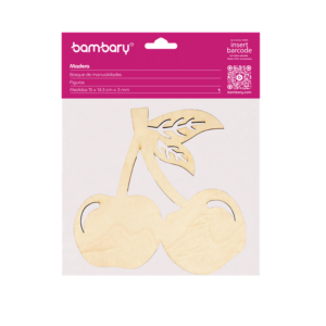 ART SUPPLIES BAMBARY PLYWOOD SHAPE - CHERRY