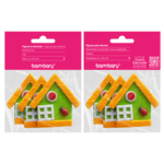 ART SUPPLIES BAMBARY FELT FIGURES - HOUSES - 3 PCS