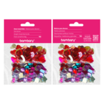 ART SUPPLIES BAMBARY ACRYL DIAMONTS MIX SET 1  150 PCS..