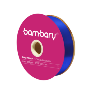 ART SUPPLIES BAMBARY BOW RIBBON 30 mm x 100 yd BLACK