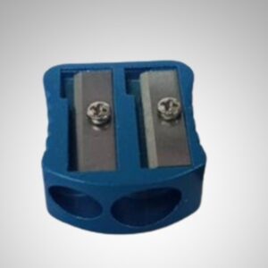 ART SUPPLIES BAMBARY ALUMINIUM SHARPENER 2 HOLES METALIC COLORS BOX 24UNT