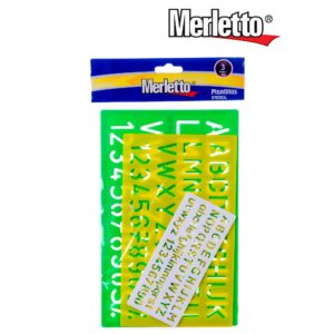 ART SUPPLIES MERLETTO STENCIL SET 3 PCS