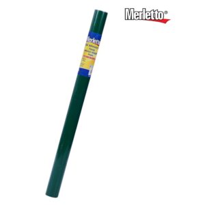 ART SUPPLIES MERLETTO BOOK WRAP ADHESIVE GREEN 3M X 45CM