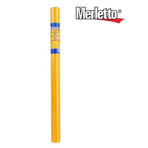 ART SUPPLIES MERLETTO BOOK WRAP ADHESIVE YELLOW 3M X 45CM