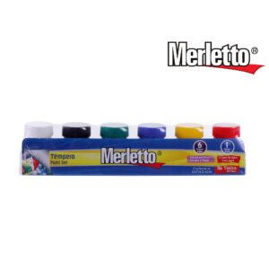 ART SUPPLIES MERLETTO POSTER PAINT 6 COLORS 20ML