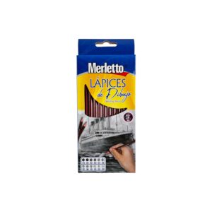 ART SUPPLIES MERLETTO SKETCHING P...240SETS/CTN 12PCS