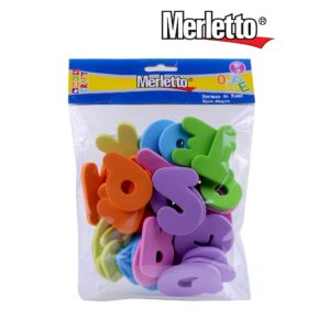 ART SUPPLIES MERLETTO FOAM SHAPES LETTERS 36PCS