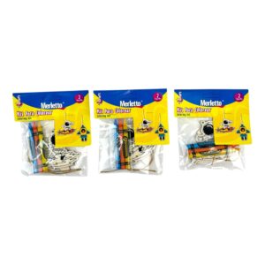 ART SUPPLIES MERLETTO ORNAMENTS WOOD  MKS2