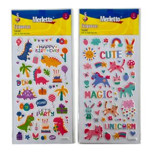 ART SUPPLIES MERLETTO STICKER PUFFY