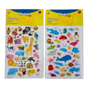 ART SUPPLIES MERLETTO STICKER SOFT PUFFY  IN OPP 288PCS/CTN