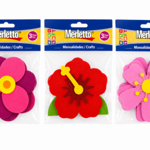 ART SUPPLIES MERLETTO STICKER FOAM IN OP.. 288BAGS/CTN 3PCS