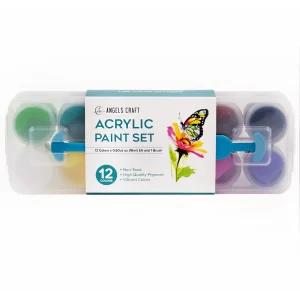 ART SUPPLIES PAINT SET ANGELS CRAFT 12 X 12..