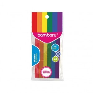 ART SUPPLIES BAMBARY ERASER LOVE WINS 30 X 65X11