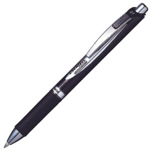 PEN PENTEL RETRACTABLE GEL INK ROLLER  0.7MM PERMANENT BLACK