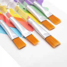 ART SUPPLIES PAINT BRUSH ANGELS CRAFT 5PK FILBERT TIP