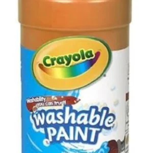 ART SUPPLIES CRAYOLA  PAINT TEMPERA 160Z WASHABLE ORANGE..5420165536