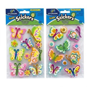 ART SUPPLIES STUDMARK FOAM SHAPES BUTTERFLIES