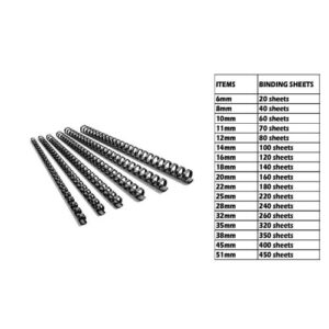 BINDING COMB FORCE FC-6MM 6MM CLEAR