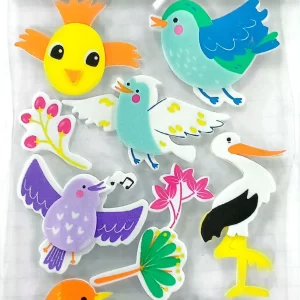 ART SUPPLIES STUDMARK FOAM SHAPES BIRDS