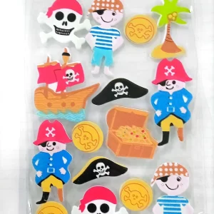 ART SUPPLIES STUDMARK FOAM SHAPES PIRATES
