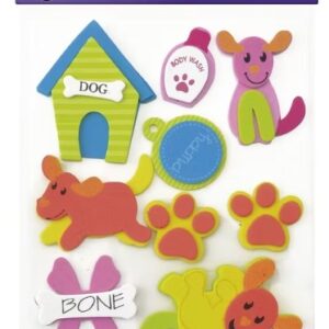 ART SUPPLIES STUDMARK FOAM SHAPES DOGS