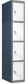 FURNITURE LOCKER IGO 4-DOORS 4-TIER STEEL H1800*W380*D450MM