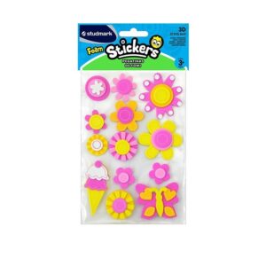 ART SUPPLIES STUDMARK FOAM SHAPES FLOWER & BUTTERFLY