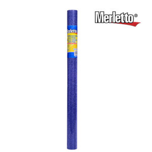 ART SUPPLIES MERLETTO BOOK WRAP ADHESIVE BLUE GLITTER  2M