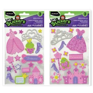 ART SUPPLIES STUDMARK FOAM SHAPES PRINCESS