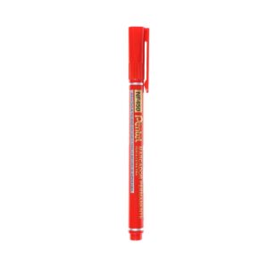MARKER PENTEL PERMANENT EXTRA FINE POINT RED INK