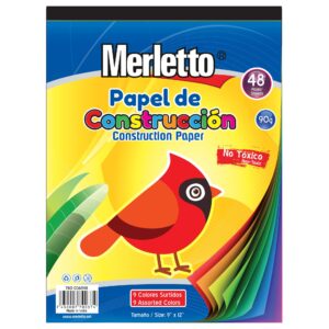 ART SUPPLIES MERLETTO 48PZ/CTN CONSTRUCTION PAD.9X12