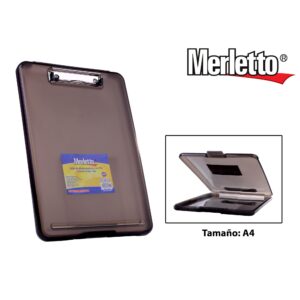 ART SUPPLIES MERLETTO BLACK CLIPBOARD STORAGE TABLE