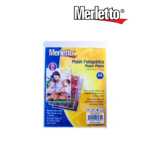 ART SUPPLIES MERLETTO GLOSSY INKJET PHOTOGRAPHIC PAPER 20 SHEETS A4