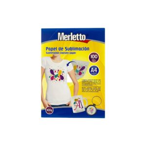 ART SUPPLIES MERLETTO A4 SUBLIMATION PAPER 100 SHEETS