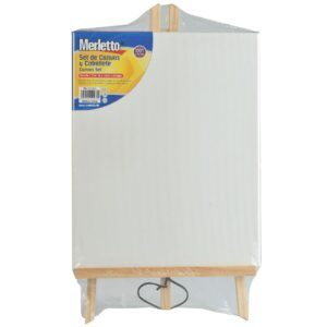 ART SUPPLIES MERLETTO CANVAS WITH EASEL 24X40CM