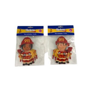 ART SUPPLIES MERLETTO FOAM FIREFIGHTERS STICKER