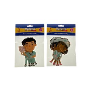 ART SUPPLIES MERLETTO FOAM NURSES STICKER