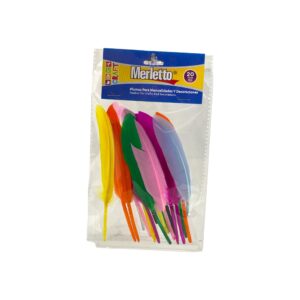 ART SUPPLIES MERLETTO CRAFT FEATHERS 20pcs 15cm